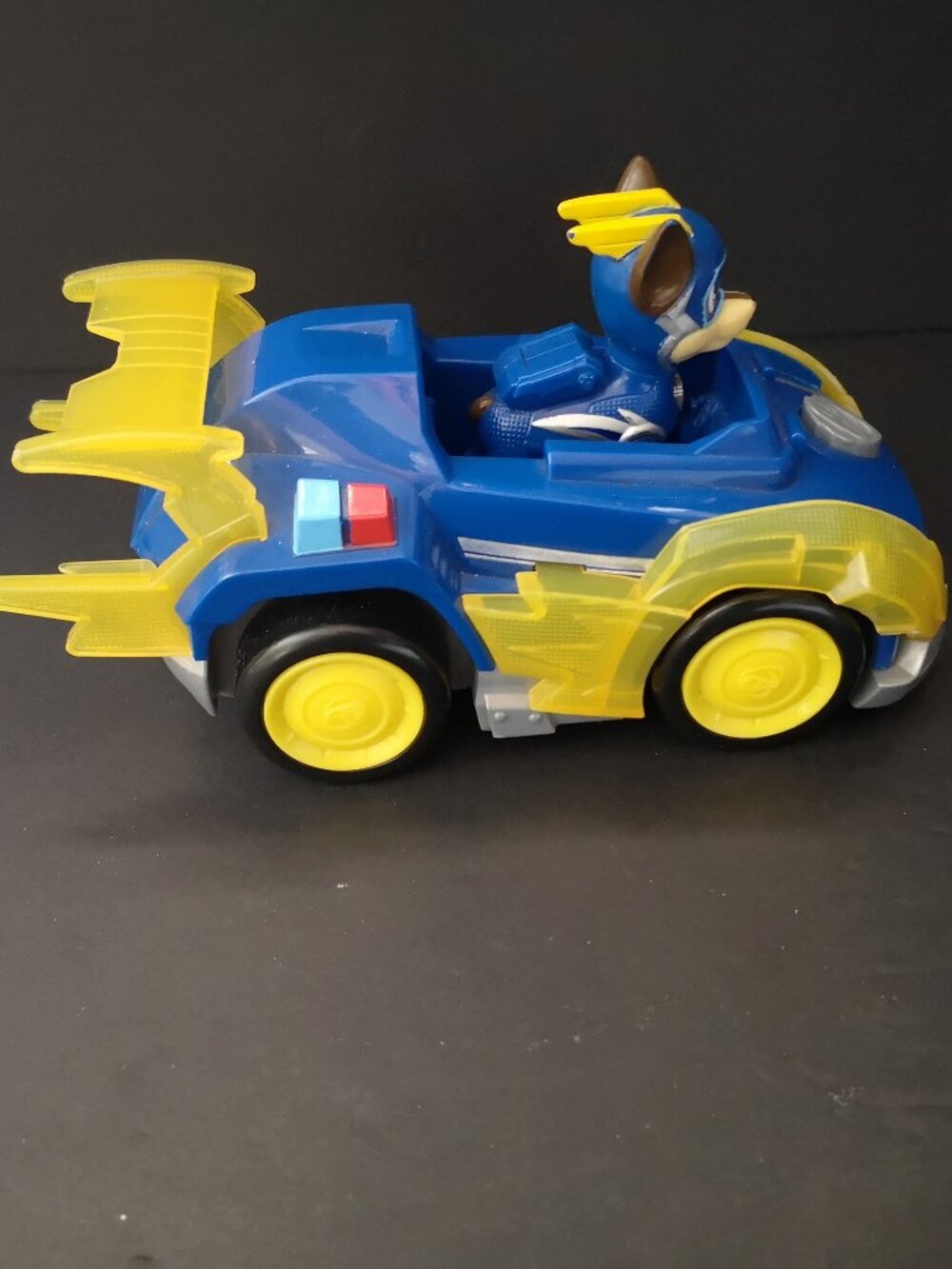 Paw Patrol Mighty Pups Super Paws Chase's Deluxe Vehicle Lights & Sound